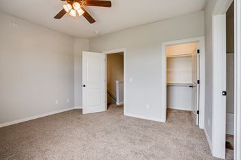 Spacious closets